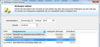 Software «Depotverwaltung deluxe»