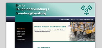 Neue Homepage - Firma BBG
