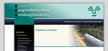 Neue Homepage - Firma BBG