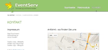 Kontaktformular und Google Maps