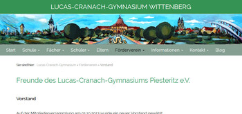 Lucas-Cranach-Gymnasium - responsive Webdesign