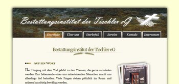 Firmenhomepage - Bestattungsinstitut der Tischler eG